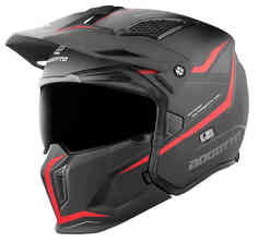 Шлем Radic WN-ST 22.06 Bogotto, красный/черный