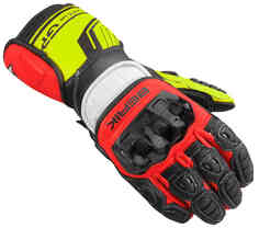 Мотоциклетные перчатки Track Pro Berik, черный/красный/желтый