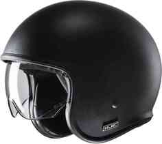 Реактивный шлем V30 HJC, черный мэтт