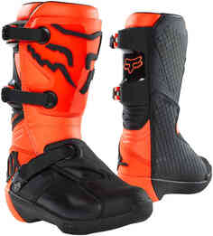 Молодежные ботинки для мотокросса Comp FOX, оранжевый/черный