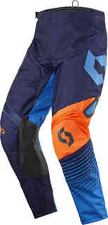 Детские брюки для мотокросса 350 Track 2017 Scott, синий/оранжевый