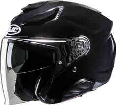 F31 Твердый реактивный шлем HJC, черный металлик