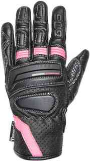 Женские мотоциклетные перчатки GMS Navigator gms, черный/розовый ГМС