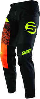 Детские брюки для мотокросса Devo Roll Shot, черный/оранжевый