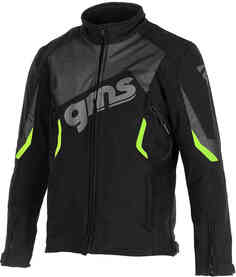 Мотоциклетная куртка из софтшелла GMS Arrow gms, черный/зеленый ГМС