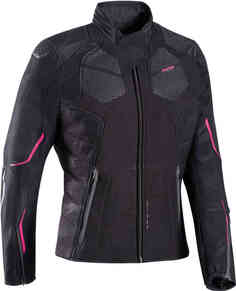 Женская мотоциклетная текстильная куртка Cell Ixon, черный/фусия