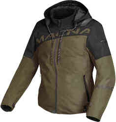 Водонепроницаемая женская мотоциклетная текстильная куртка Racoon Macna, темно-зеленый/черный