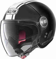 N21 Visor 06 Шлем Dolce Vita Jet Nolan, белый/черный матовый