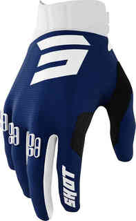 Перчатки для мотокросса Aerolite Gradient Shot, синий/черный/белый
