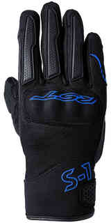 Сетчатые мотоциклетные перчатки S1 RST, черный/синий