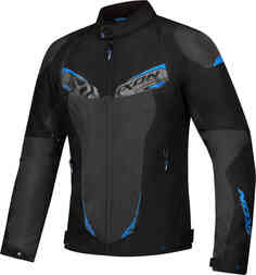 Водонепроницаемая мотоциклетная текстильная куртка Caliber Ixon, черный/антрацит/синий