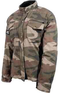 Женская мотоциклетная текстильная куртка Military Jack Bores, камуфляж