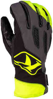 Перчатки для мотокросса Spool Klim, черный/серый/желтый