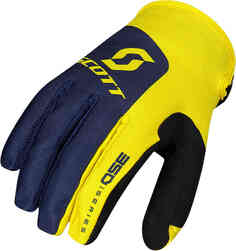 Перчатки для мотокросса 350 Track Scott, синий/желтый