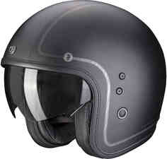 Реактивный шлем Belfast Evo Retrol Scorpion, черный матовый/серый