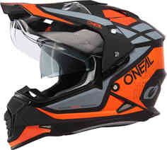 Шлем для мотокросса Sierra R Oneal, черный/неоново-оранжевый Oneal