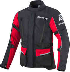 Водонепроницаемая мотоциклетная текстильная куртка Tampar Tour Bogotto, черный красный
