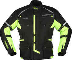 Мотоциклетная текстильная куртка Tarex Modeka, черный/неоновый