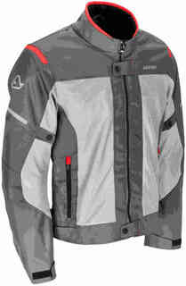 Мотоциклетная текстильная куртка с вентиляцией Ramsey Acerbis, серый/красный