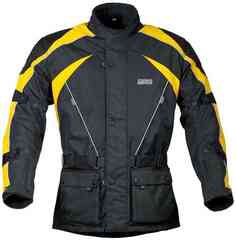 Мотоциклетная текстильная куртка GMS Twister gms, черный желтый ГМС