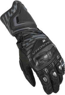 Перфорированные мотоциклетные перчатки GT Macna, черный