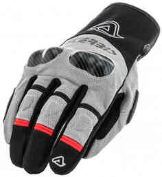 Мотоциклетные перчатки для приключений Acerbis, черный/серый