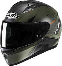 C10 Шлем Инка HJC, серый/зеленый