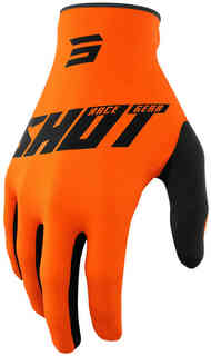 Перчатки для мотокросса Draw Burst Shot, оранжевый/белый