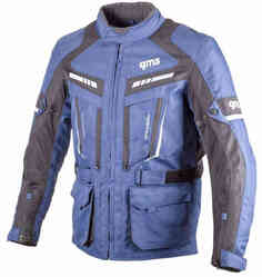 Мотоциклетная текстильная куртка GMS Track Light gms, голубовато-черный ГМС
