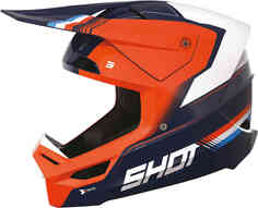 Шлем для мотокросса Race Tracer Shot, оранжевый/черный/белый