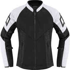 Женская мотоциклетная текстильная куртка Mesh AF 2023 Icon, черно-белый