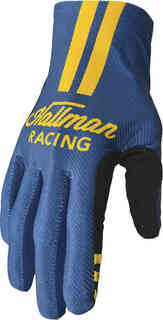 Перчатки для мотокросса Hallman Mainstay Thor, синий/желтый