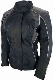 Shanon Женская Мотоциклетная Текстильная Куртка Bores, черный/серый