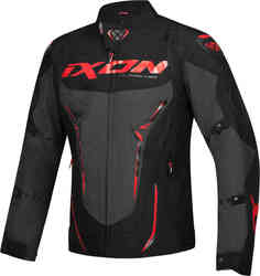 Водонепроницаемая мотоциклетная текстильная куртка Roadstar Ixon, черный/антрацит/красный