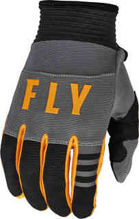 Fly Racing F-16 2023 Молодежные перчатки для мотокросса FLY Racing, черный/серый/оранжевый