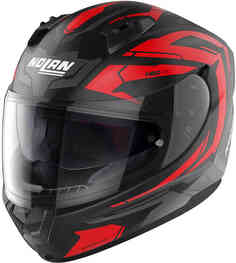 N60-6 Якорный шлем Nolan, черный красный