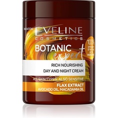 Botanic Expert Насыщенный питательный дневной и ночной крем с экстрактом льна 100мл, Eveline Cosmetics