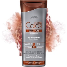 Ультра-укрепляющий и восстанавливающий цвет шампунь для каштановых волос 200 мл - усиливает интенсивность цвета, Joanna