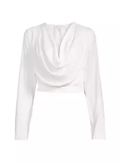 Блуза Mia с воротником-хомутом Line &amp; Dot, белый