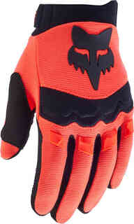 Молодежные перчатки для мотокросса Dirtpaw 2023 FOX, апельсин