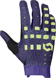 Перчатки для мотокросса Podium Pro фиолетовые/зеленые Scott