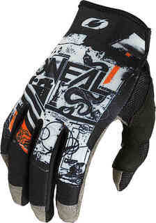 Перчатки для мотокросса Mayhem Scarz V.22 Oneal, черный/оранжевый Oneal