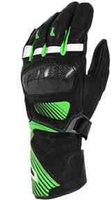 Мотоциклетные перчатки Airpack Macna, черный/зеленый