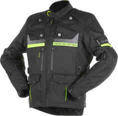 Мотоциклетная текстильная куртка Hurricane VQuattro, черный/неоновый/желтый