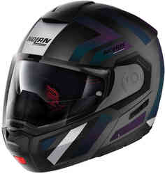 N90-3 Шлем Laneway N-Com Nolan, черный матовый/фиолетовый