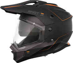Шлем для мотокросса Trek Rally Shot, черный матовый/оранжевый