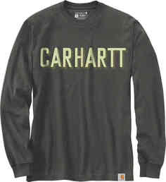 Рубашка с длинными рукавами и логотипом Workwear Carhartt, антрацит