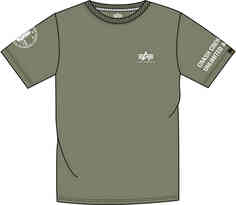 Безлимитная футболка Alpha Industries, зеленый