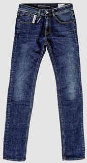Джинсовые повседневные женские брюки узкого кроя Spidi, синий
