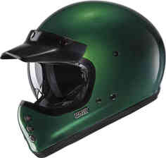 V60 Твердый глубокий шлем HJC, зеленый